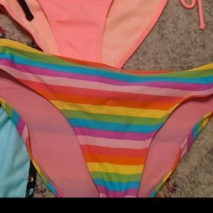 Rainbow swim bottoms